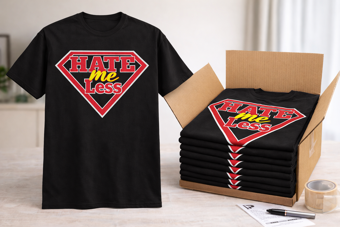 Hate Me Less T-Shirts