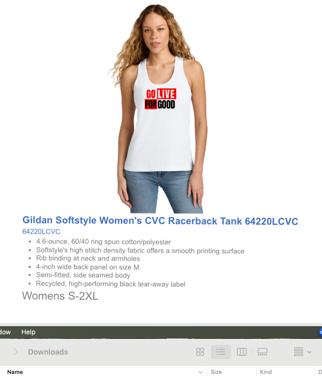Go Live for Good Razorback Tank Top