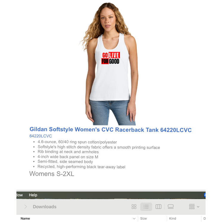 Go Live for Good Razorback Tank Top