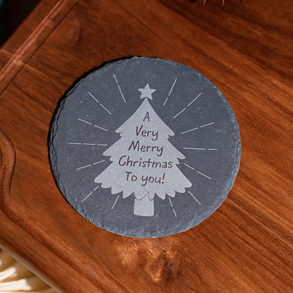 Custom Artisan Slate Coaster/ Laser Engraving or UV Printing.