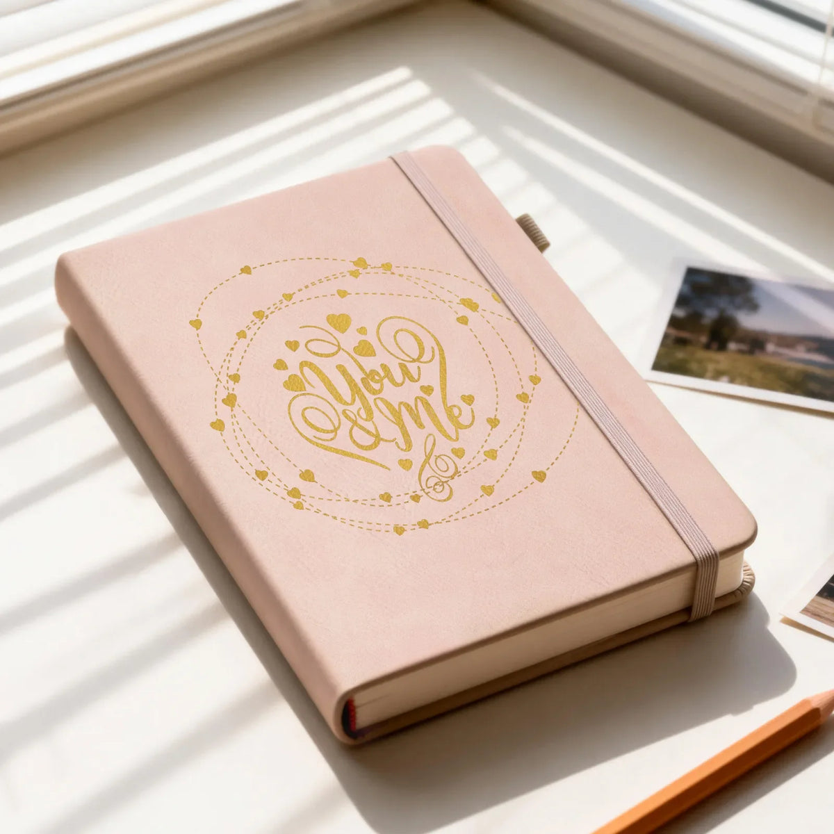 Custom Laser-Engraved Leather Journal | Personalized Notebook