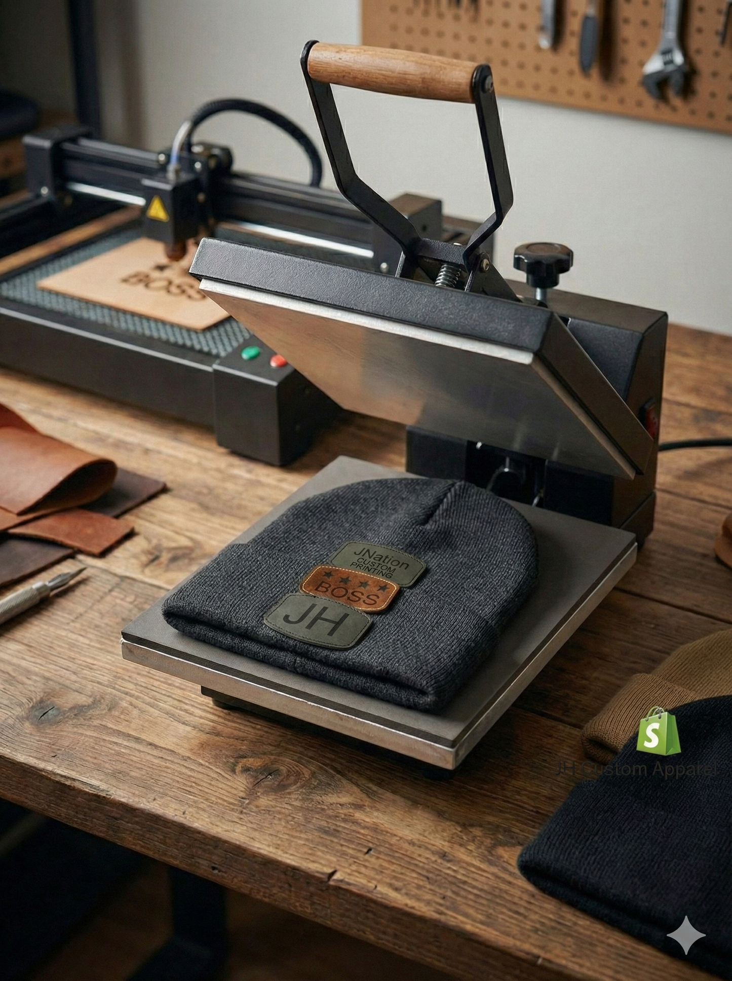 Custom Laser-Engraved Leather Patches