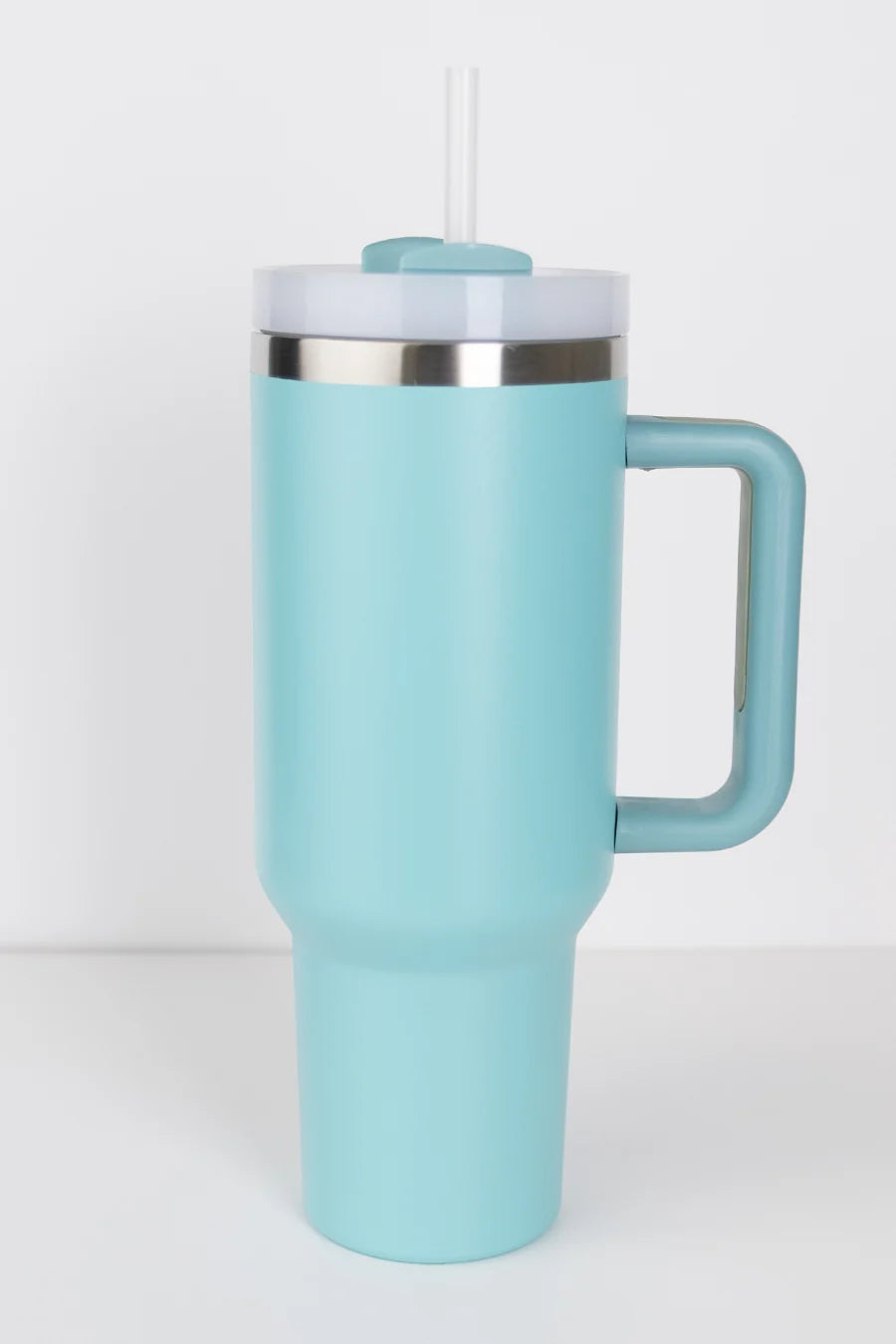 RoadSip Stainless Steel Tumbler with Handle and Sip 40 oz.