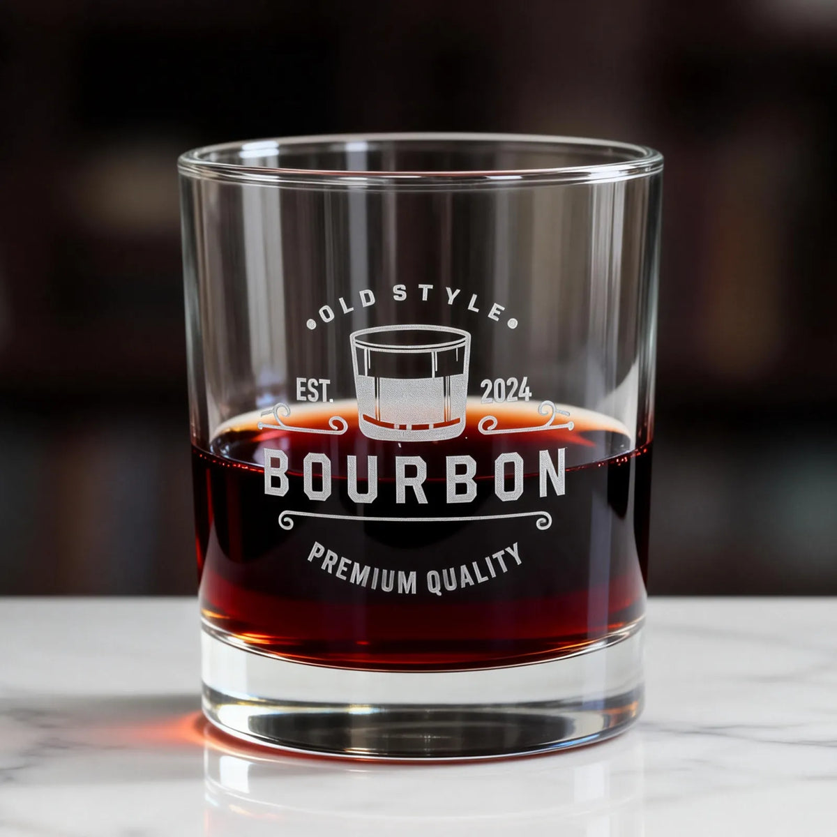 Custom Signature Whiskey Glasses